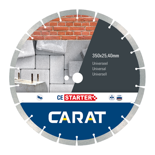 Carat diamond saw blade ø400 ce starter universal