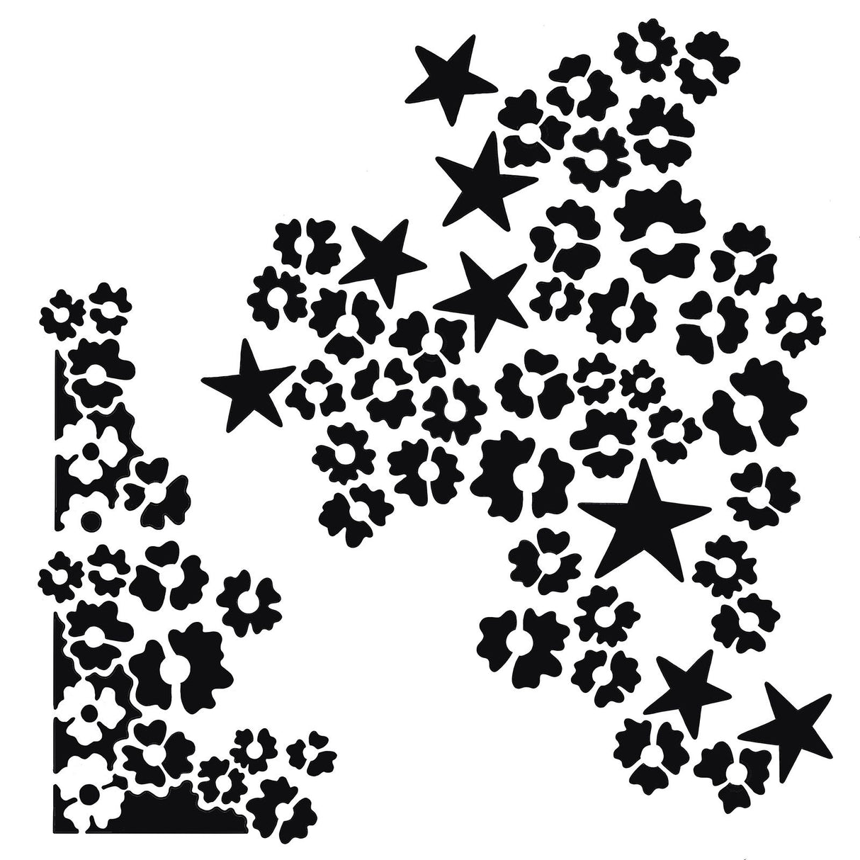 Creative expressions • sjabloon star flower