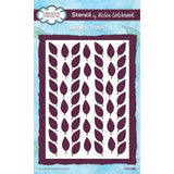 Creative expressions • stencil leafy trails