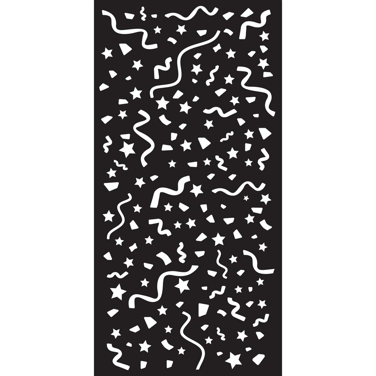 Creative expressions • dl stencil party confetti