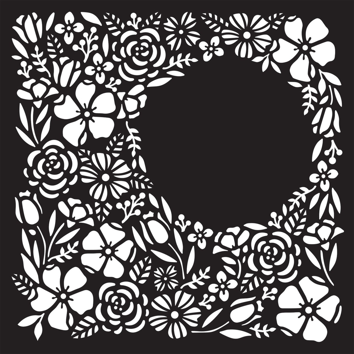 Creative expressions • stencil bountiful bouquet