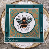 Creative expressions • stencil honeycomb