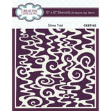 Creative expressions • stencil slime trail