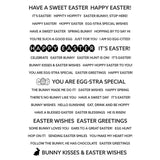Creative expressions • wordies sentiment sheets happy easter
