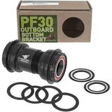 Roues roues de fabrication du support de fond MFG PF30 Shimano 24 mm ACB noir