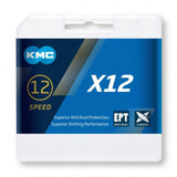 KMC X12 EPT Bicykel Reťaz 126 LINKY - Šedá