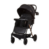 Chipolino Amber pliable buggy avec couvercle de pied obsidien noir