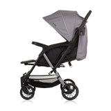 Chipolino bärnsten vikbar buggy med fotskydd granit grå svart