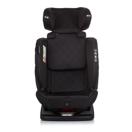 Sedačka autosedačky Chipolino Aviato I-Size 40-150 cm Skupina 0+, 1, 2 a 3 Granite Grey Black
