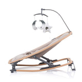 Chipolino Velvet fallable Rocking Stull mat mobile Sand Holz
