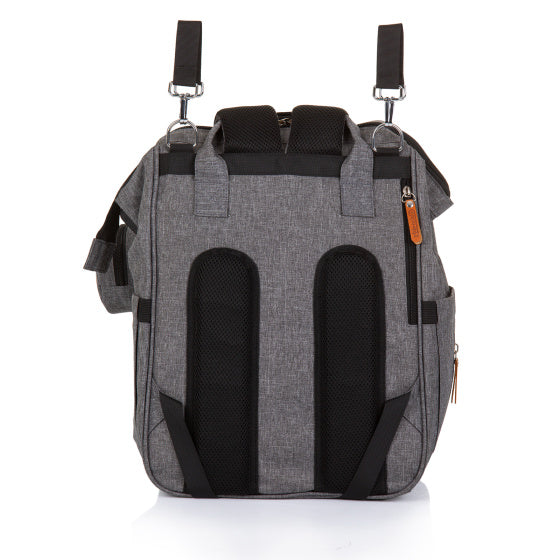 Chipolino Backpack Diaper Bag With Extra Storage Space Granite Gray