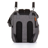 Chipolino Backpack Diaper Bag With Extra Storage Space Granite Gray