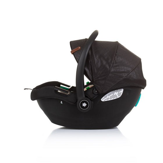Chipolino duo car seat 40-87 cm group 0+ obsidian black beige