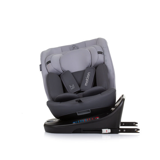 Asiento de automóvil chipolino i-size 40-150 cm isofix 360 ° de granito gris