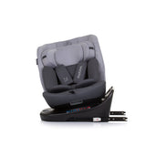 Asiento de automóvil chipolino i-size 40-150 cm isofix 360 ° de granito gris