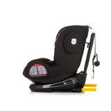 Chipolino Peak Car Seat I-størrelse 40-150 cm Isofix 360 ° Obsidian Black