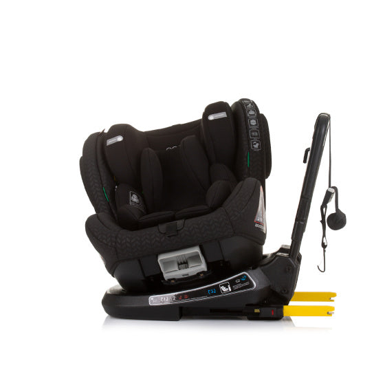 Chipolino Peak Car Seat I-størrelse 40-150 cm Isofix 360 ° Obsidian Black