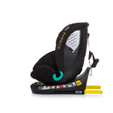 Chipolino Autositz I-Gréisst 40-150 cm ISofix 360 ° Obsidian schwaarz