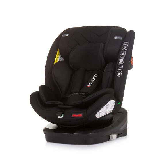 Chipolino car seat i-size 40-150 cm isofix 360° obsidian black
