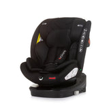 Chipolino Autositz I-Gréisst 40-150 cm ISofix 360 ° Obsidian schwaarz