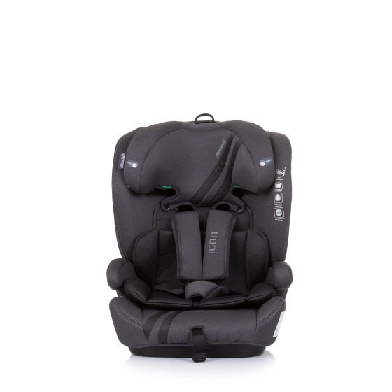 Chipolino Icon Car seat I -Size 76 -150 cm Group 1, 2 and 3 Granite Anthracite