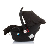 Asiento para automóvil de Chipolino Amore con adaptadores 40-85 CM Group 0+ Obsidian Black