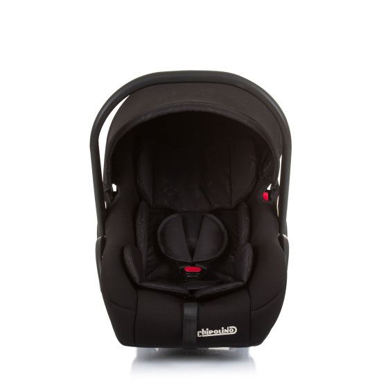 Asiento para automóvil de Chipolino Amore con adaptadores 40-85 CM Group 0+ Obsidian Black