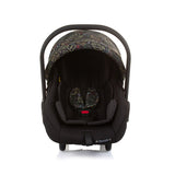 Autosedačka na autosedačky Chipolino Havana s adaptéry 40-85 cm Skupina 0+ Obsidiánské listy černé