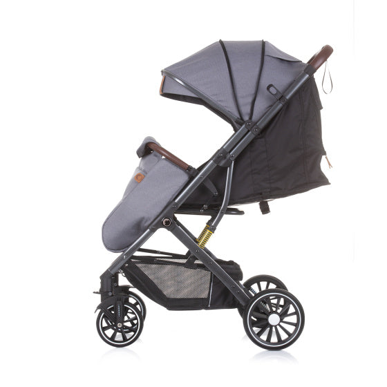 Chipolino Combo Foldable Buggy mit Fußabdeckung Gletschern grau