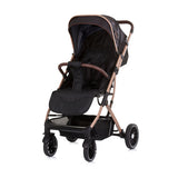 Chipolino Combo Foldable Buggy with foot cover Obsidian Gold Black