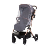 Chipolino Combo Foldable Buggy with foot cover Obsidian Gold Black