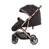 Chipolino Combo Foldable Buggy with foot cover Obsidian Gold Black