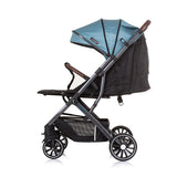 Chipolino Combo Foldable Buggy With Foot Cover Teal Turquoise Black