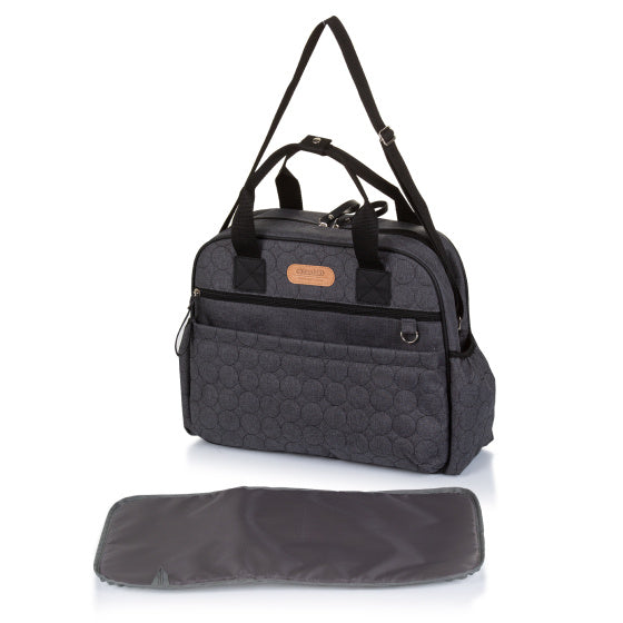 Borsa per pannolini per spalla chipolino con biancheria in granito in versione