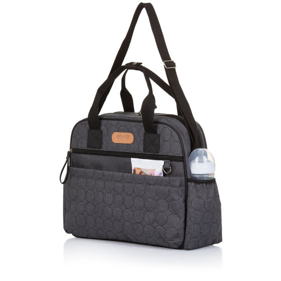 Borsa per pannolini per spalla chipolino con biancheria in granito in versione