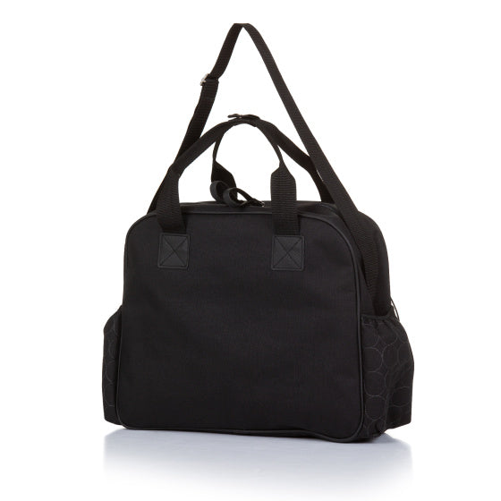Chipolino Shoulder Diaper Bag With Version Mat Obsidian Black