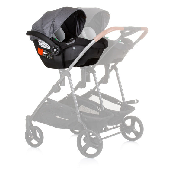 Sedile auto Chipolino Duo 40-87 cm Gruppo 0+ Grigio argento