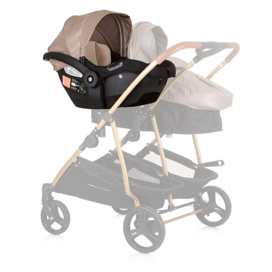 Chipolino Duo Autositz 40-87 cm Grupp 0+ Golden Black Bige