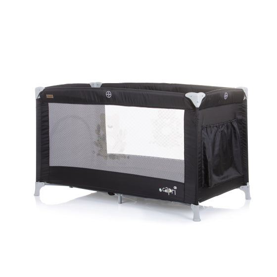 Chipolino Capri flappbar Camping Bett mat Säitaker-Andbony Schwaarz