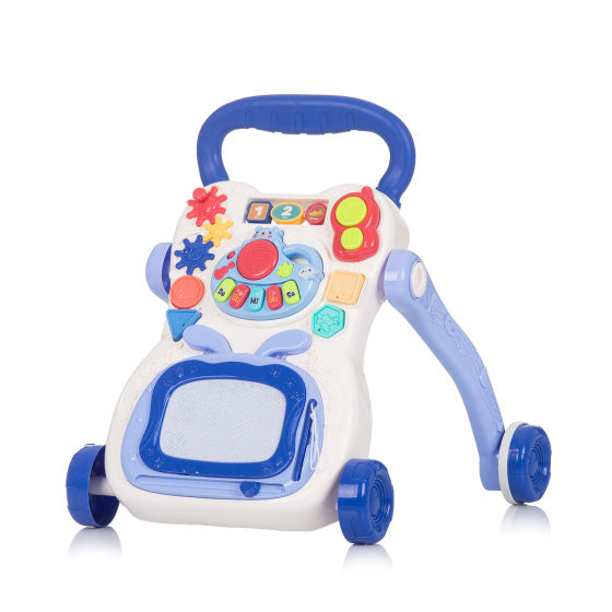 Chipolino Funny Game Walker mit Klavier, Telefon Zeichenbrett Blau
