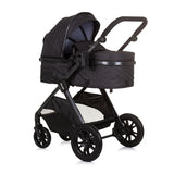 Chipolino Harmony Foldable 3-in-1 pram with diaper bag Granite anthracite