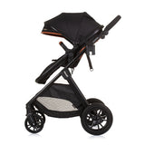 Chipolino Harmony Foldable 3-in-1 pram with diaper bag Obsidian Black