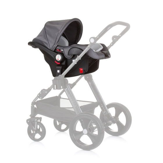 Seggiolino auto Chipolino Havana con adattatori 40-85 cm gruppo 0+ grigio argento