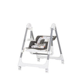 Scema di latte chipolino da 2 in 1 sedia a dondolo sedia Ash grigio bianco