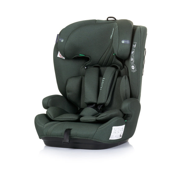 Chipolino ikona avtosedež I -Size 76 -150 cm Skupina 1, 2 in 3 pastelne zelene