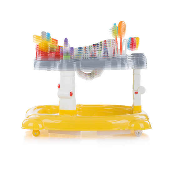 CHIPOLino JOYA Lux 4 in 1 sedia da passeggio a 360 ° 360 ° ROPABILE PIEDING GIALLO