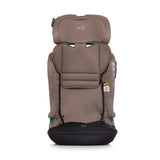 Chipolino Lux X Autositz I-Gréisst 76-150 cm ISOPDAMA Macadamia Taupe schwaarz
