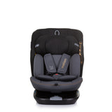 Chipolino car seat i-Size 40-150 cm isofix 360 ° obsidian black gray