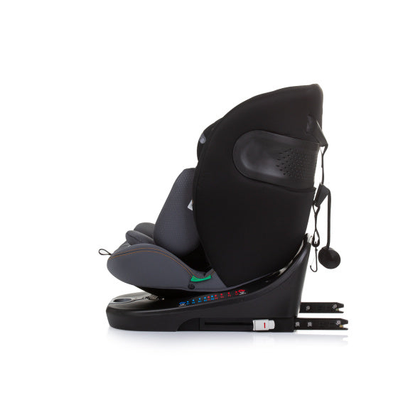 Chipolino car seat i-Size 40-150 cm isofix 360 ° obsidian black gray