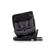 Chipolino car seat i-Size 40-150 cm isofix 360 ° obsidian black gray